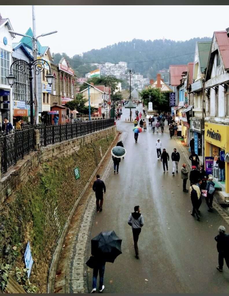 The Mall Road - Shimla