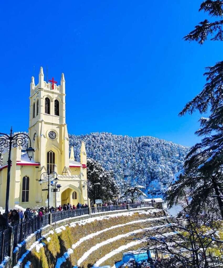 The Christ church -Shimla